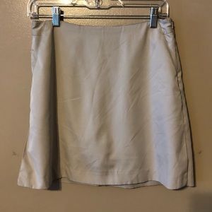 Talbots  Skort Women Stretch Petite Khaki  Skirt Short Pocket Golf Tennis  Sz 8